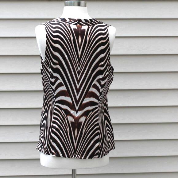 Classiques Entier Women's Sexy Silk Tank Top Animal Print Size M - Picture 5 of 11